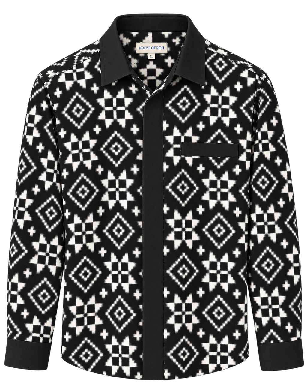 Black on White