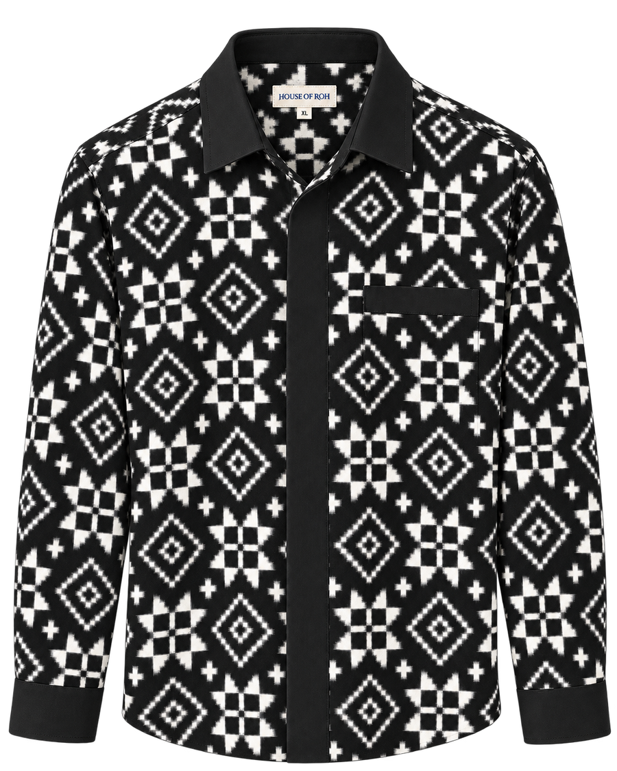 Black on White