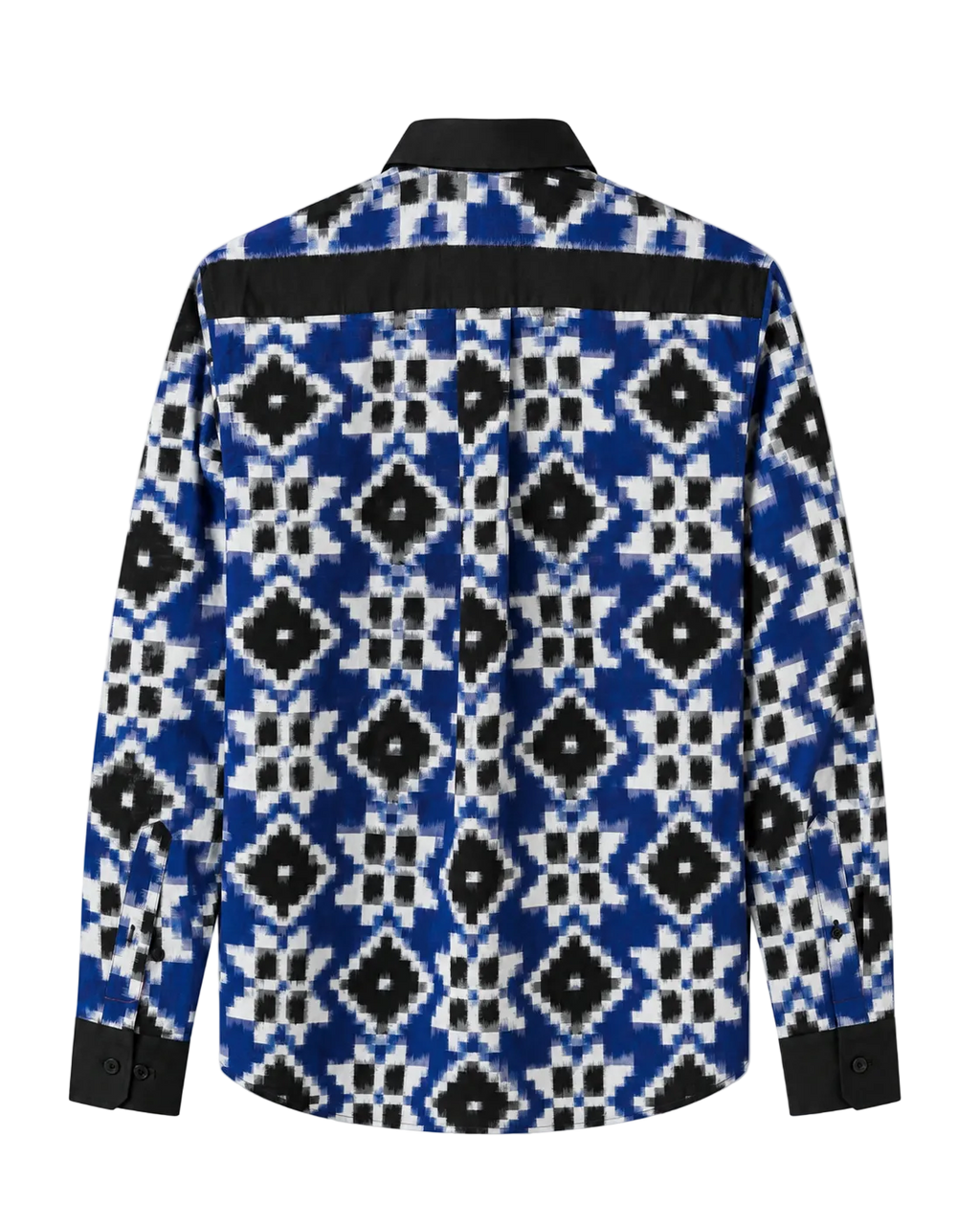 Blue Black White