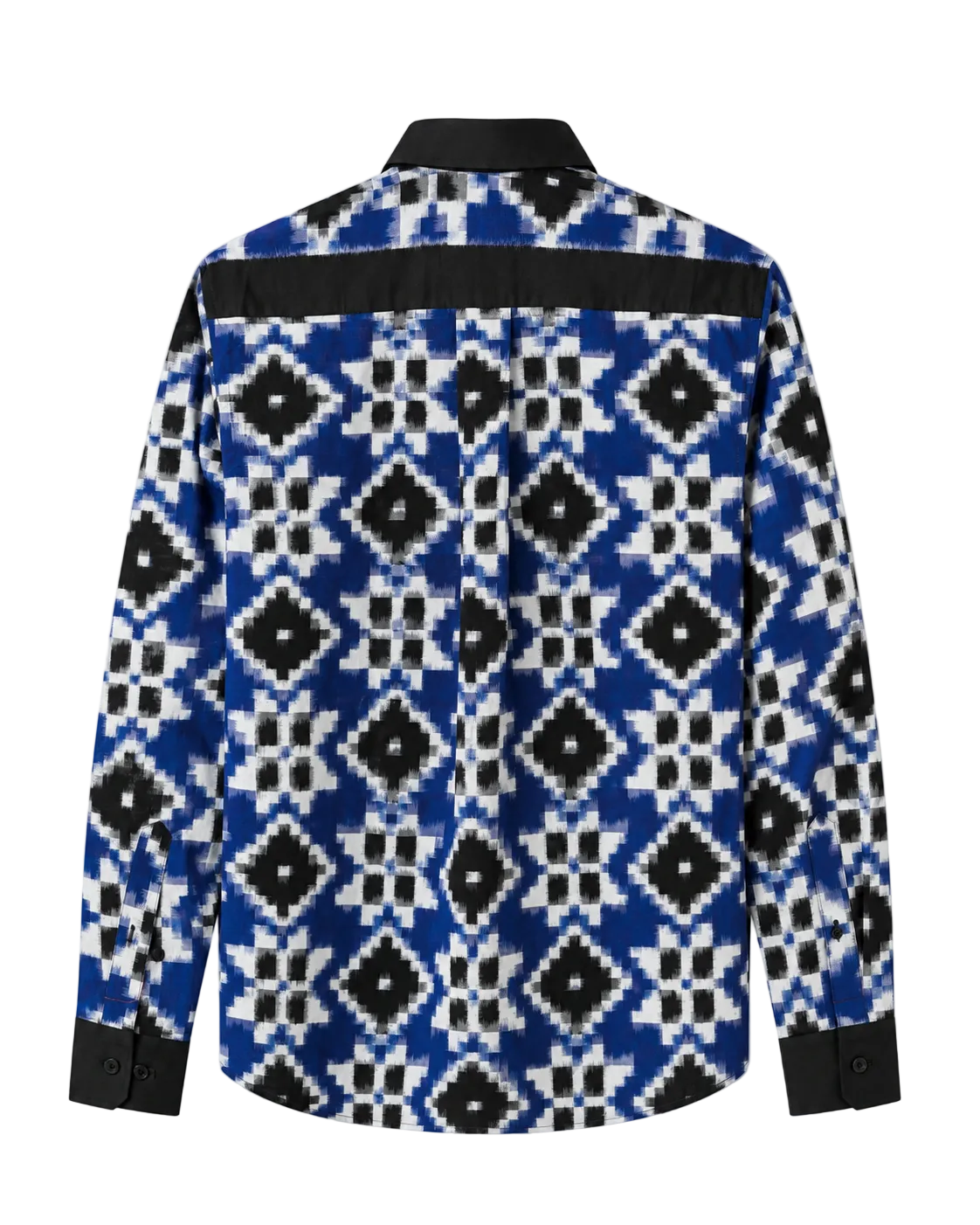 Blue Black White