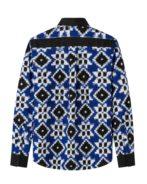 Blue Black White