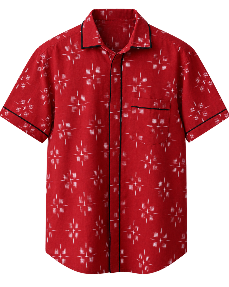 Pochampally Double Ikat Shirt